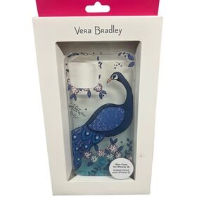 Vera Bradley iPhone 12 Slim Phone Case Peacock Felicite‎ Cover NEW
